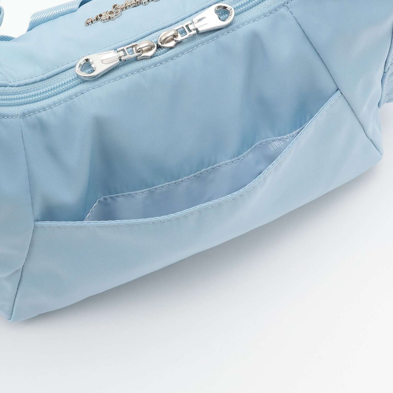 Ribbon Accented Shoulder Bag,Light pink, large image number 9