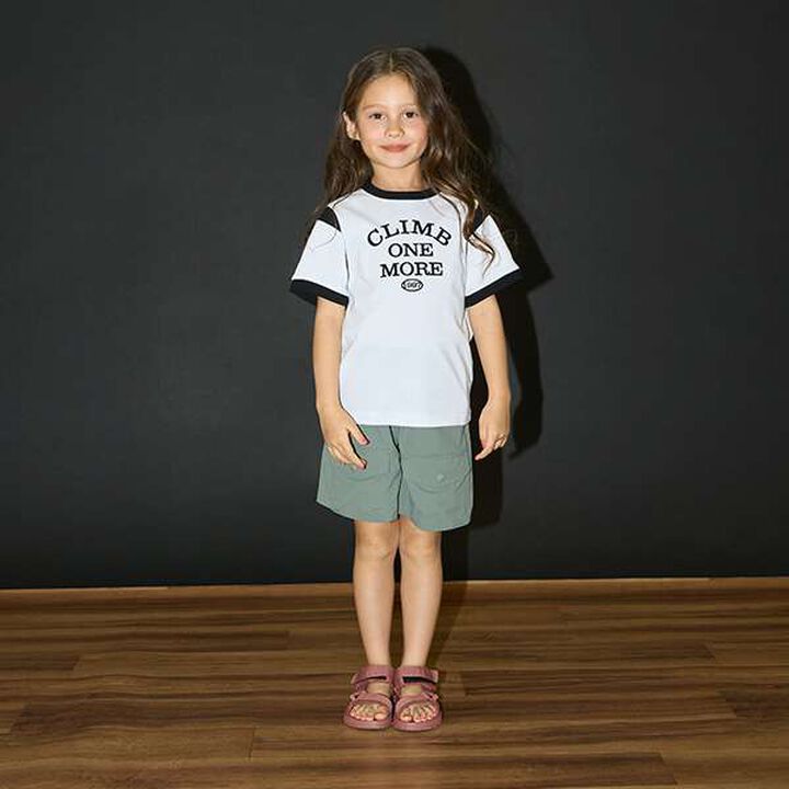 [Kaiteki Tenjiku] Bi-Color Printed T-Shirt,Turquoise, medium image number 19