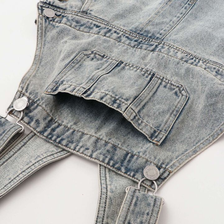 Basic Denim Overalls,Sax blue, medium image number 13