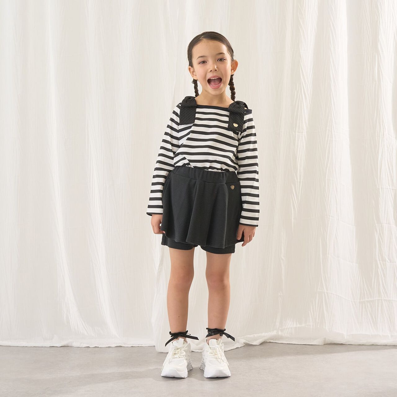 Tomo Pants with Flare Skirt,Ivory, large image number 25