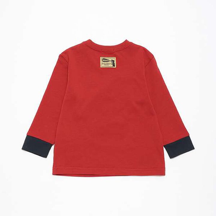 Sagara Dinosaur Long-Sleeve T-Shirt,Top gray, medium image number 1