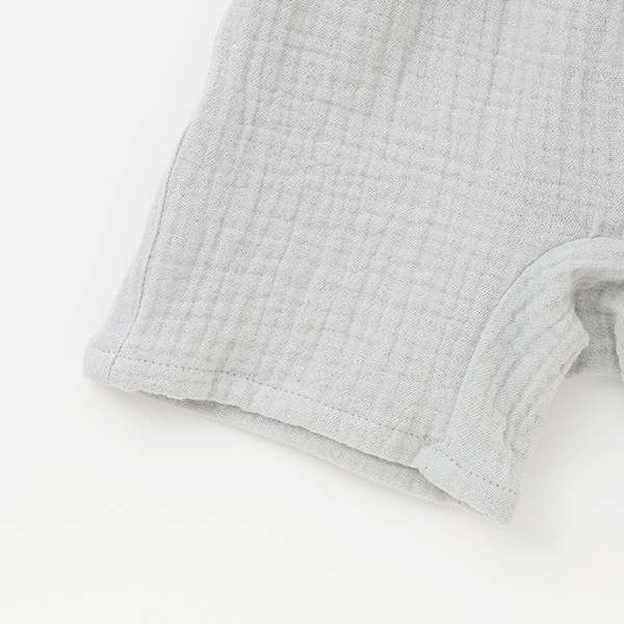 W Gauze Shorts,Light green, large image number 3