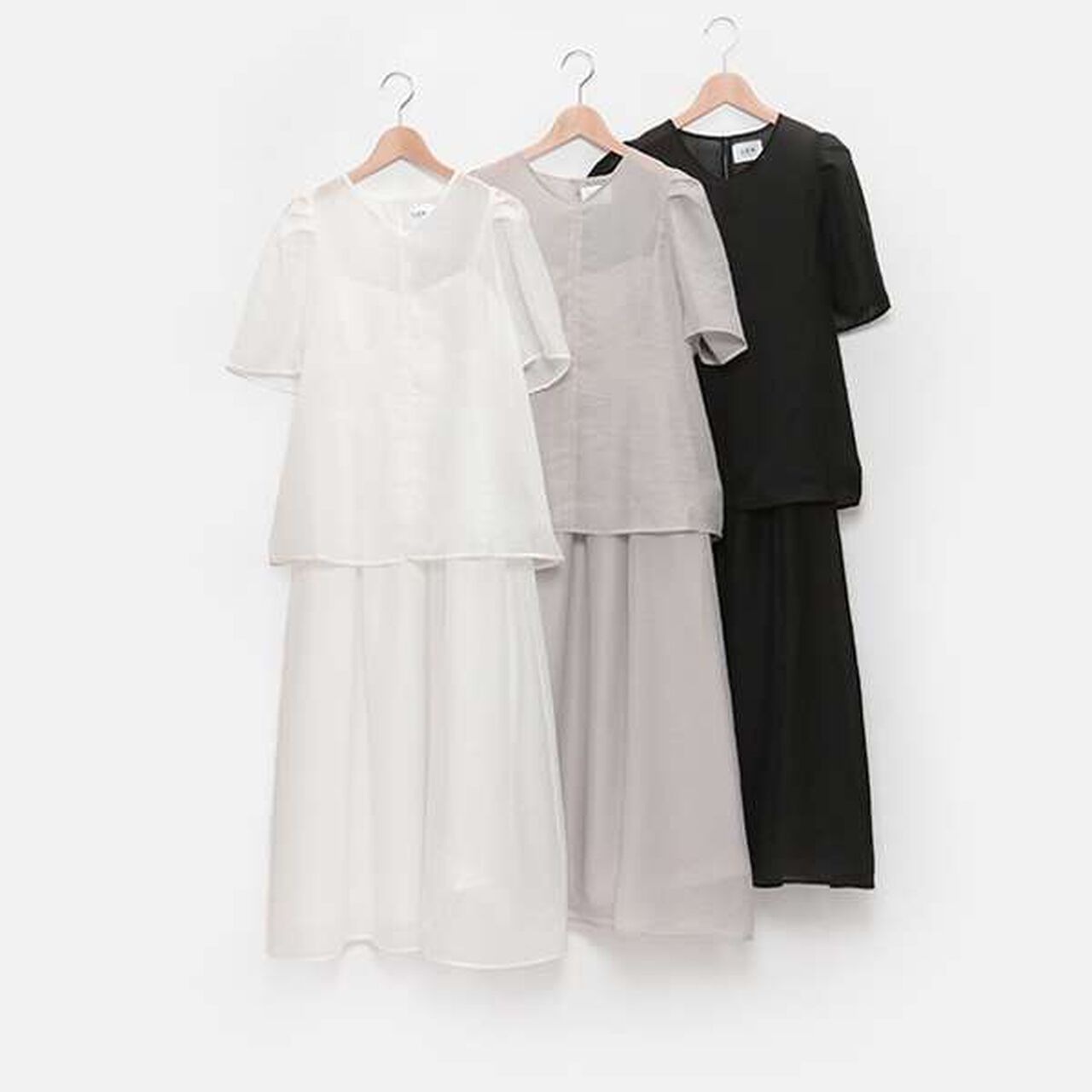 [LADIES] Bustier Dress Set,Gray, large image number 11