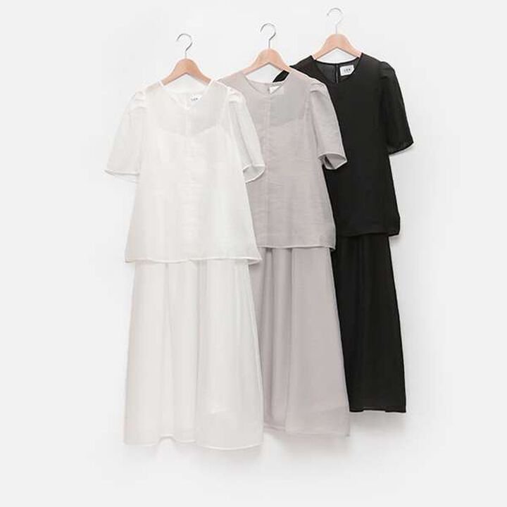 [LADIES] Bustier Dress Set,Gray, medium image number 11