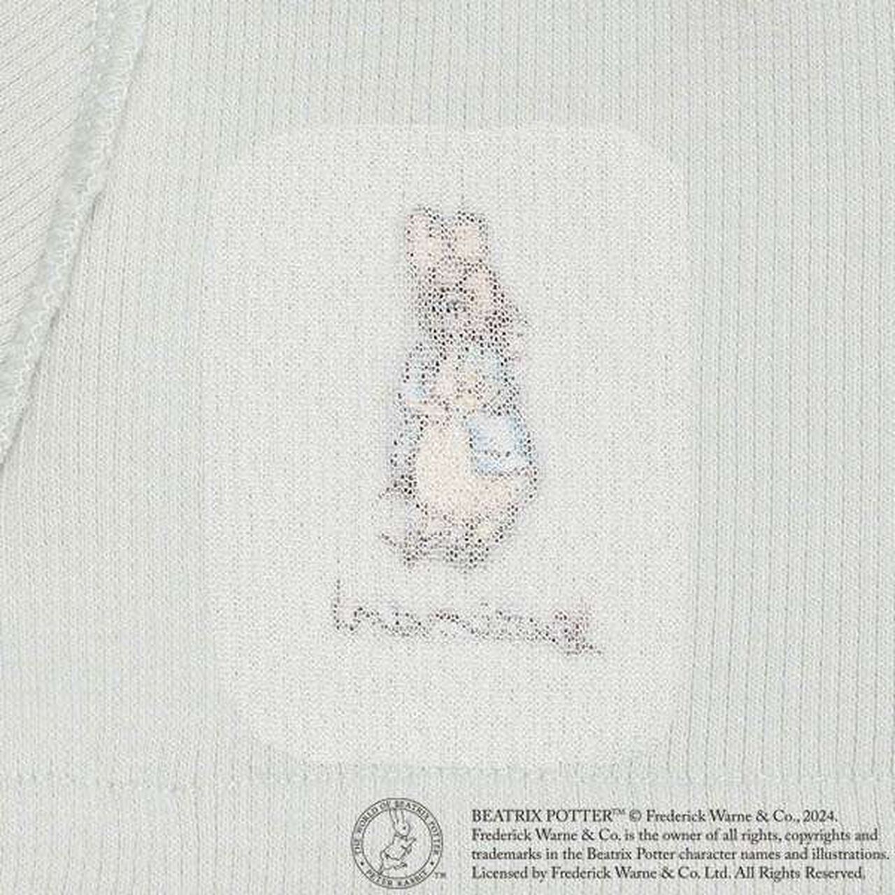 Peter Rabbit Floral Long Sleeve T-Shirt,Ivory, large image number 10