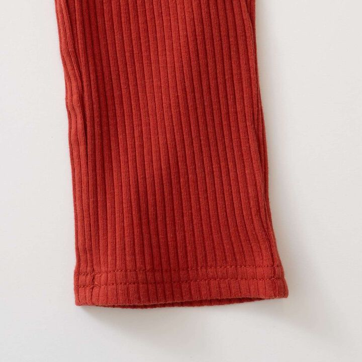 [365D.] Anti-Stain Ribbed Leggings,Mustard, medium image number 5