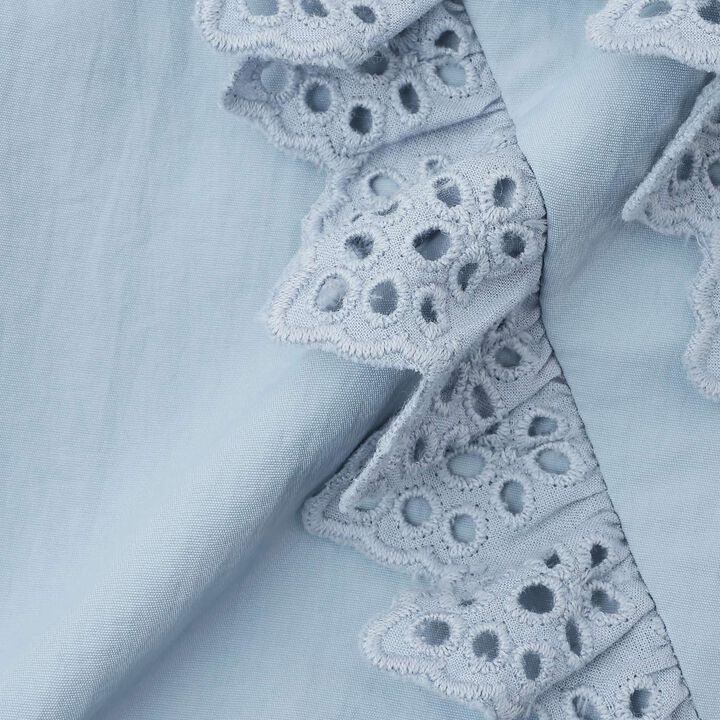 Lace Frill Bomber Jacket,Light pink, medium image number 11