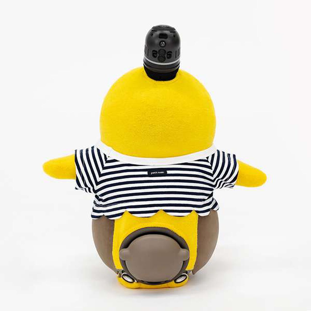 petit main × LOVOT Scallop Trim Stripe Pattern T-Shirt,Navy, large image number 18