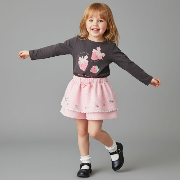 990T Long-Sleeve Strawberry Ribbon,Off white, medium image number 13