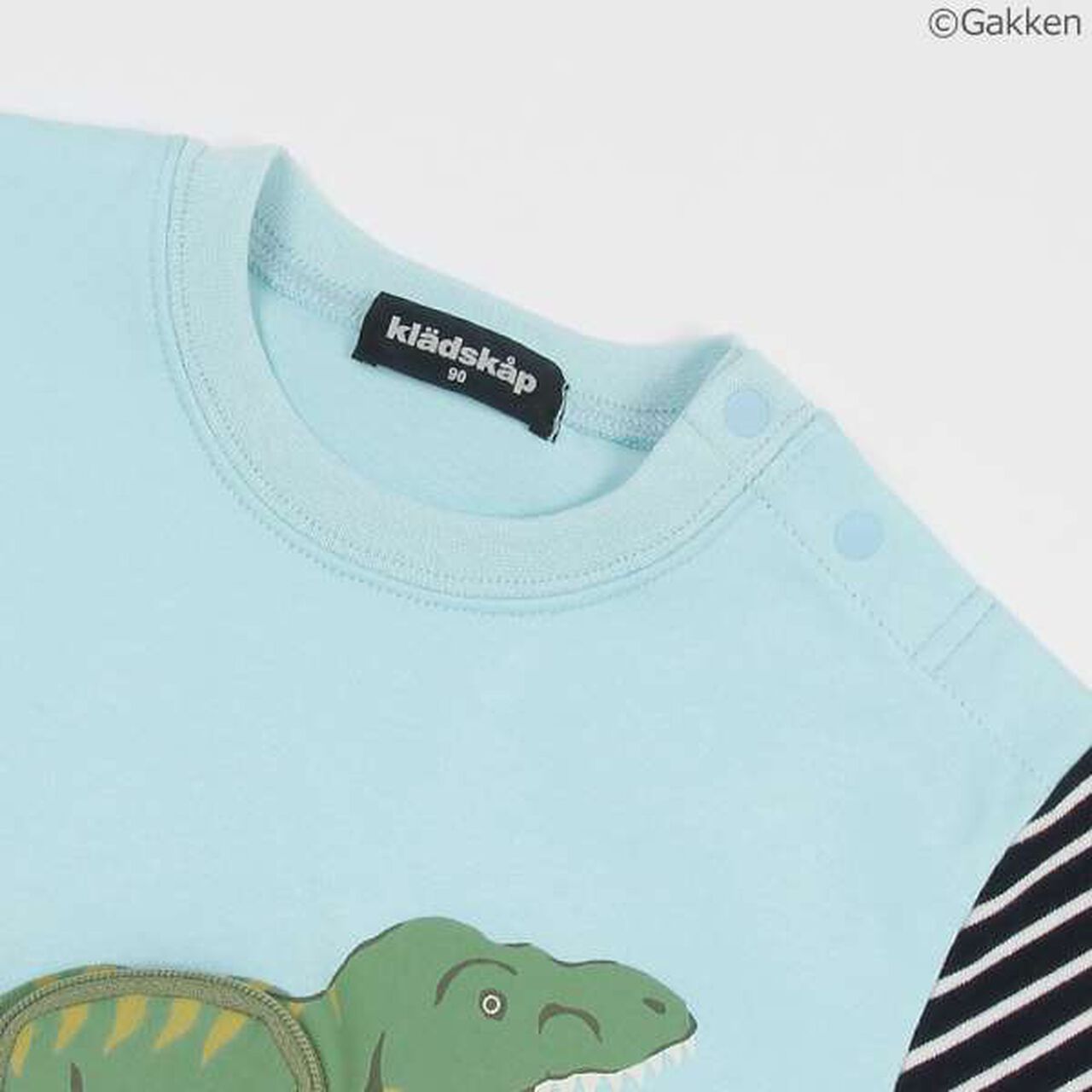 [Gakken] Dinosaur Mechanism Short Sleeve T-Shirt,Sax blue, large image number 12