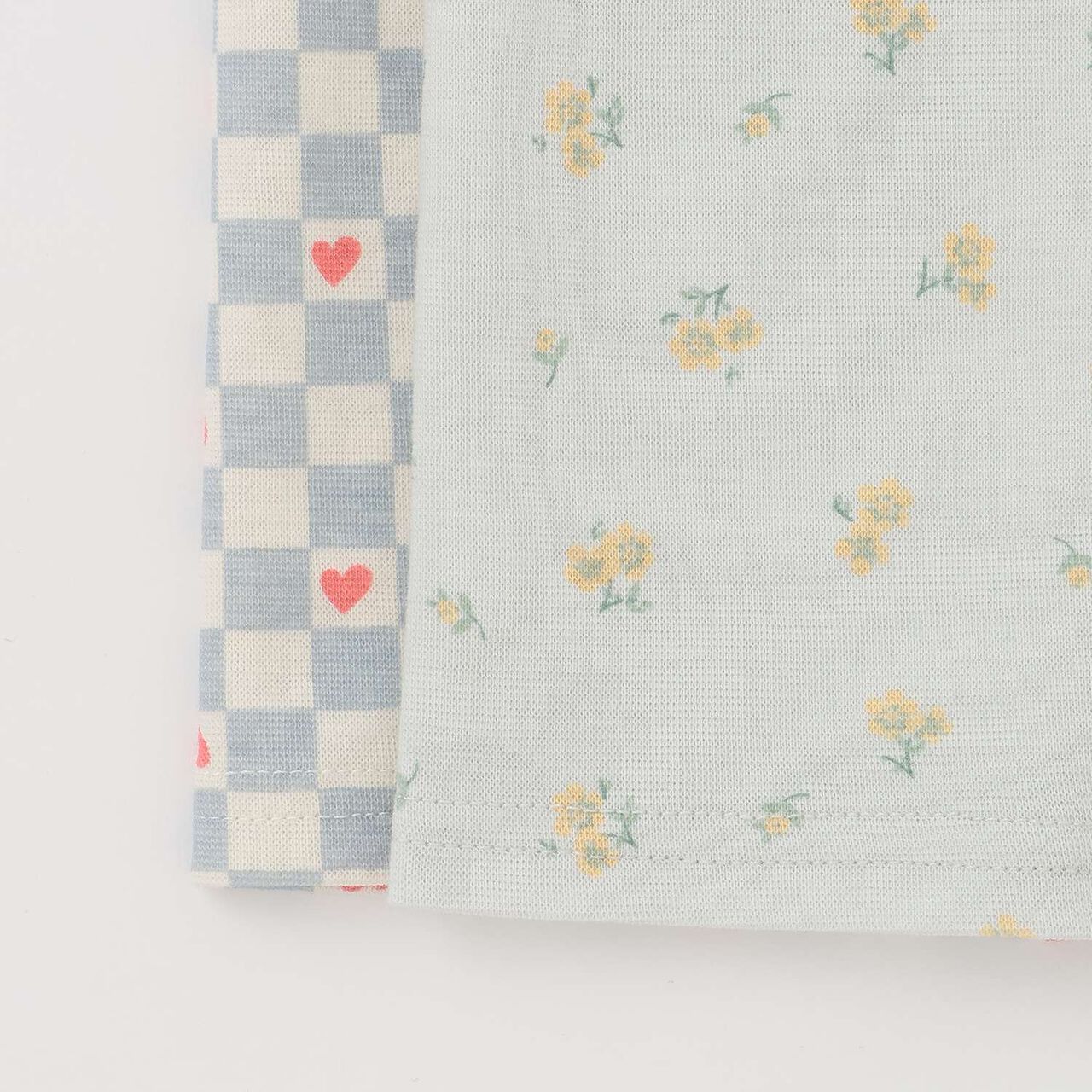 [365D] Anti-Stain Jersey Knit Patterned 6/10 Leggings,Light blue, large image number 13