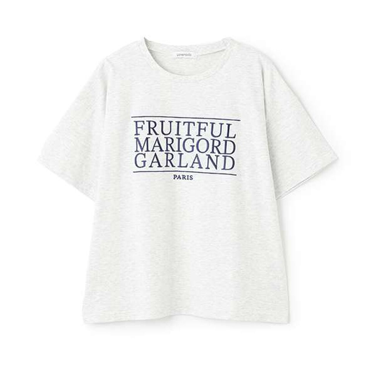 3-Stage Logo Embroidery T-Shirt,Charcoal gray, large image number 12