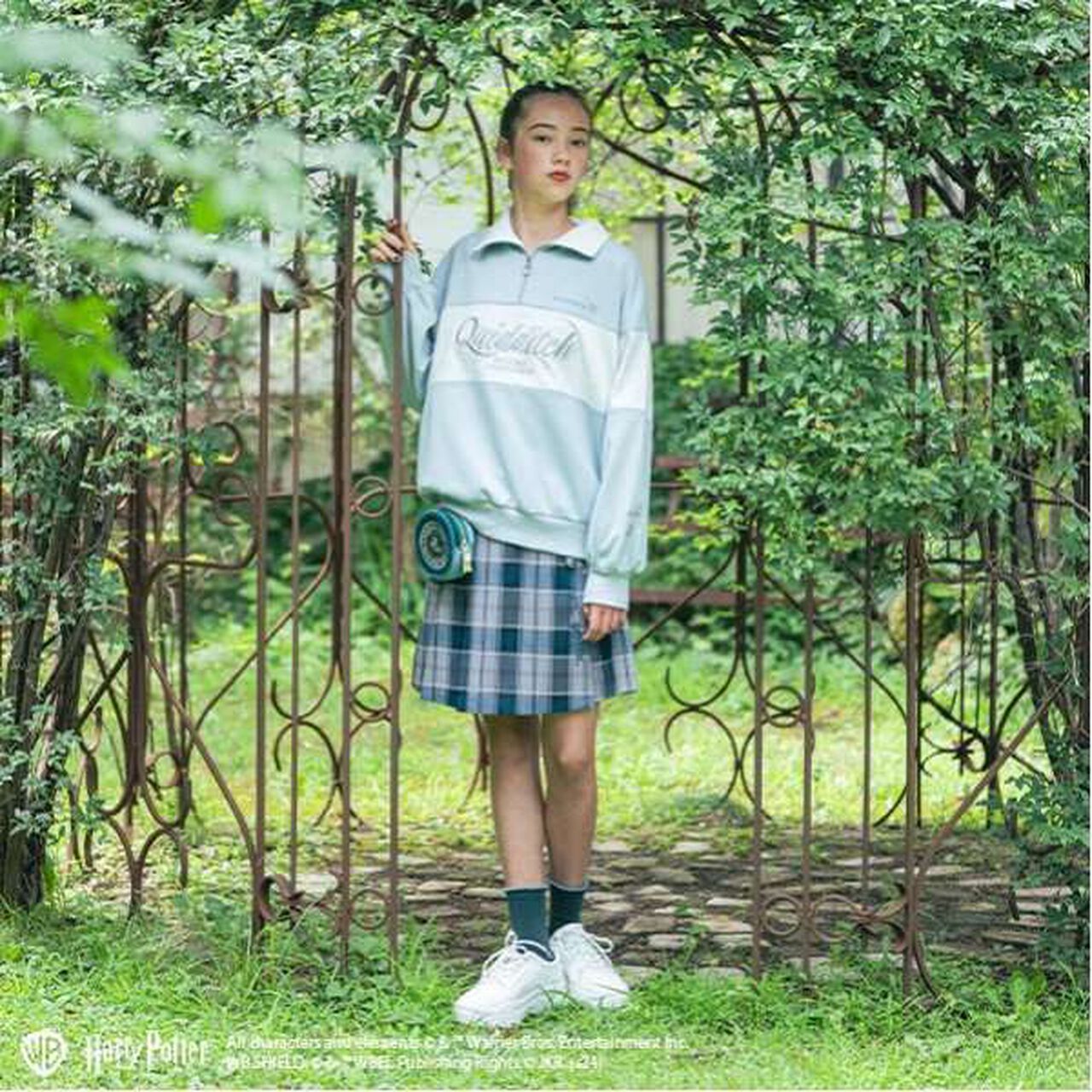 [Harry Potter] Wrap Culottes,Gray, large image number 21