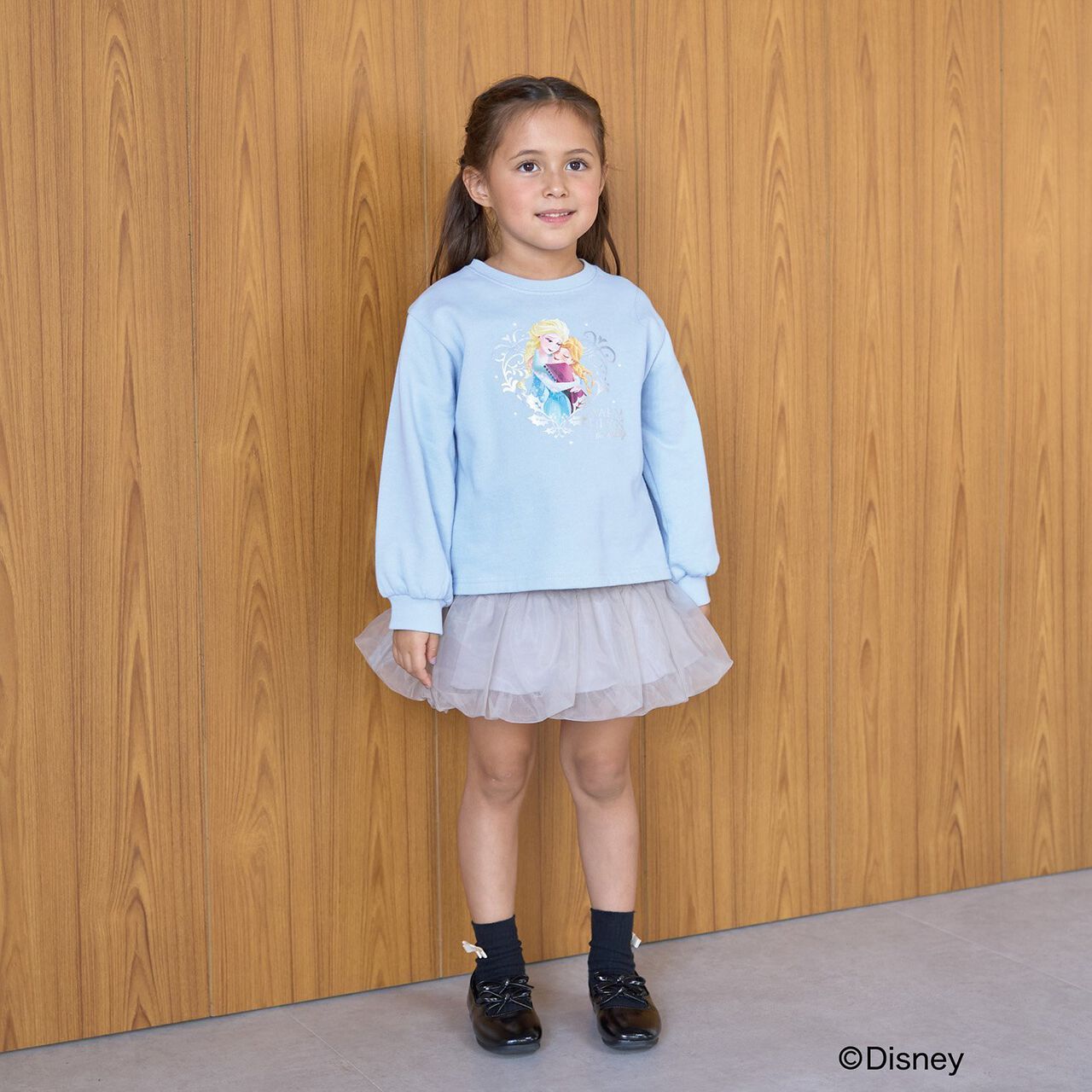 [Frozen] [Goodbye Pills Brushed Fleece] Sparkling Lame & Transfer Assortment Print Sweatshirt,Gray, large image number 13