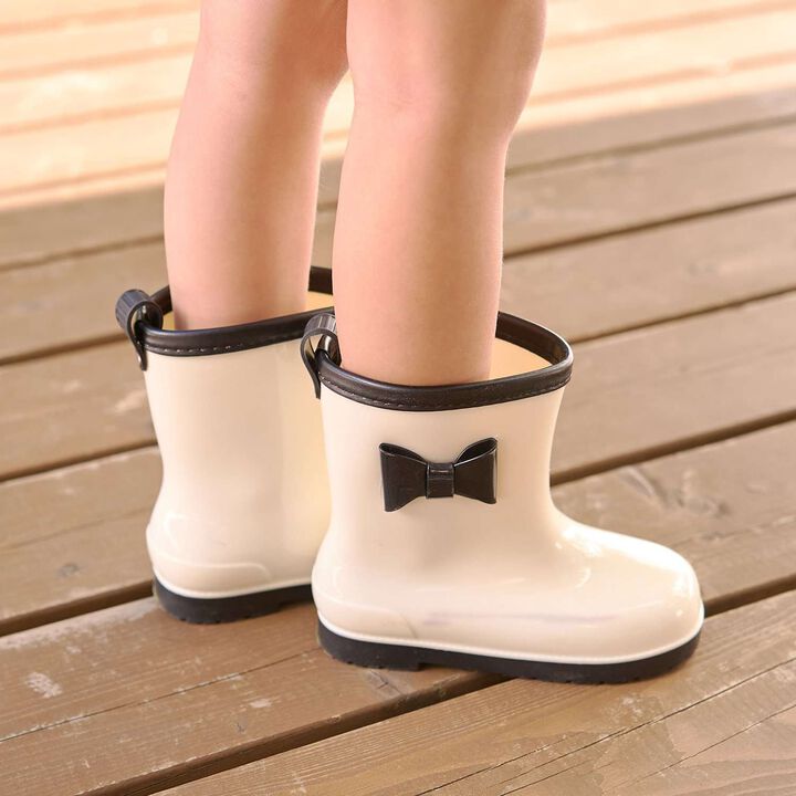 Bi-Color Rain Boots with Ribbon,, medium