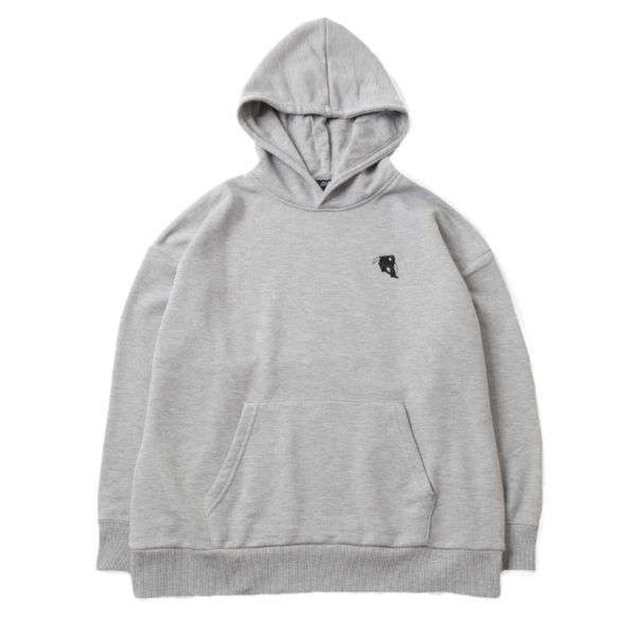 Fleece Skater Embroidery Big Parka,Milky white, large image number 10