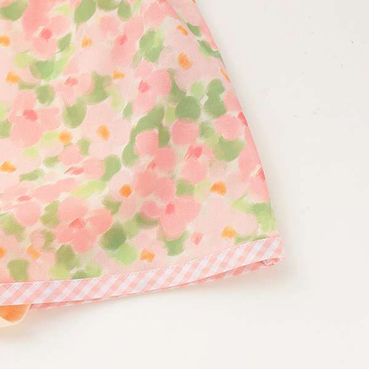 Flower Print Bodysuit Set,Pink, large image number 4