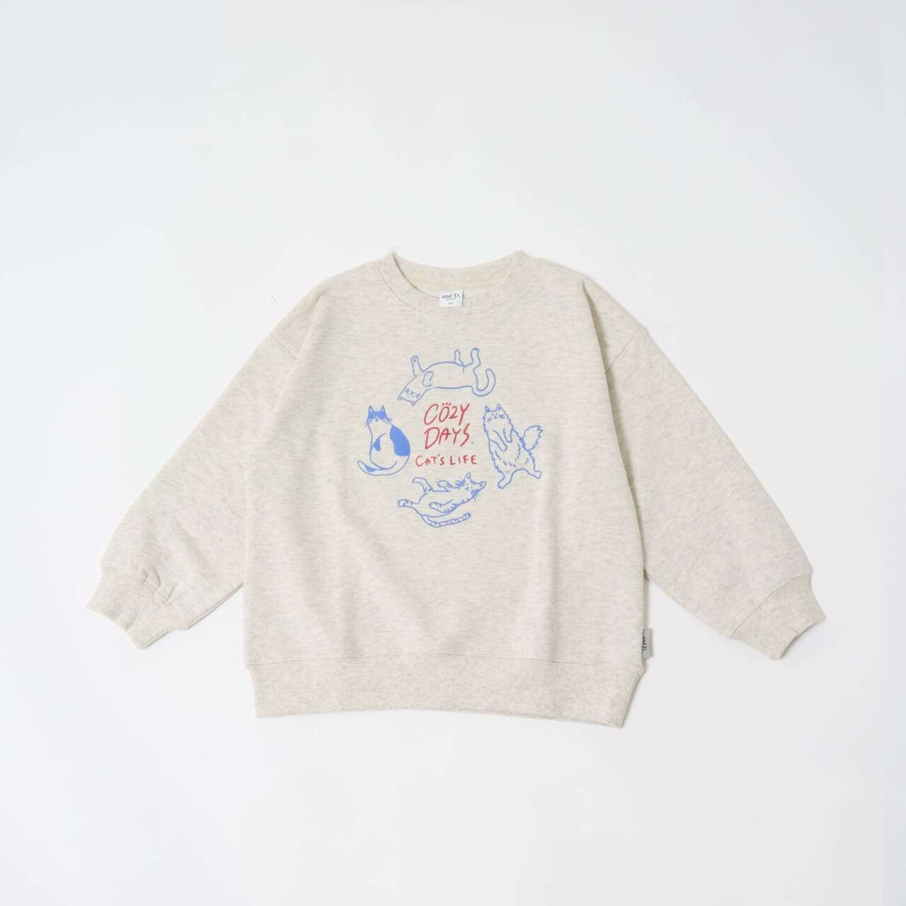 [365D.] Sweatshirt OFUZAKE Pattern Wide Pullover,Milky white, large image number 14