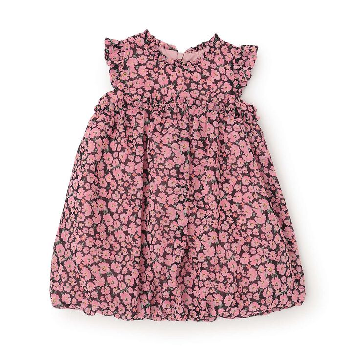Petite Floral Balloon One-Piece Dress,, medium
