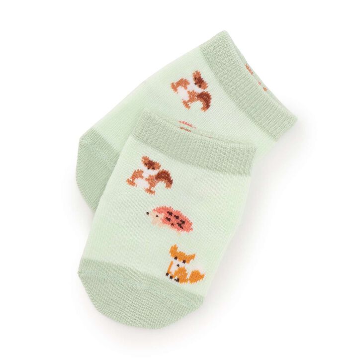 Forest Animal Pattern Baby Socks,, medium