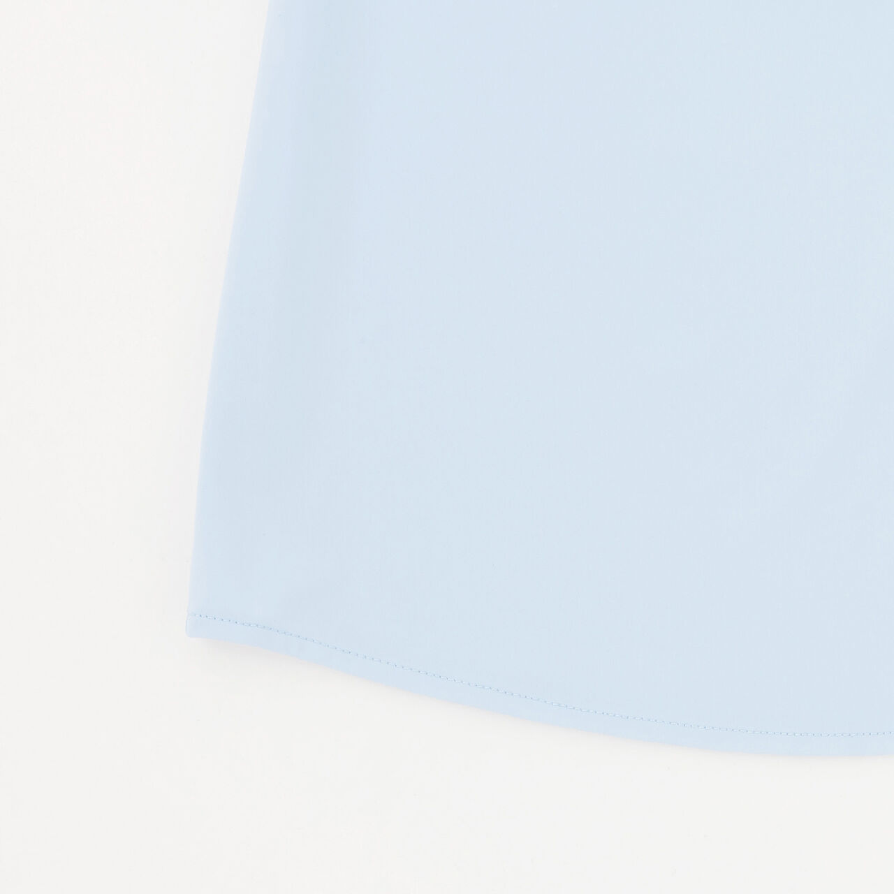 [UV Protection] Pointed Collar Short-Sleeve Cut and Sew Shirt,White, large image number 5