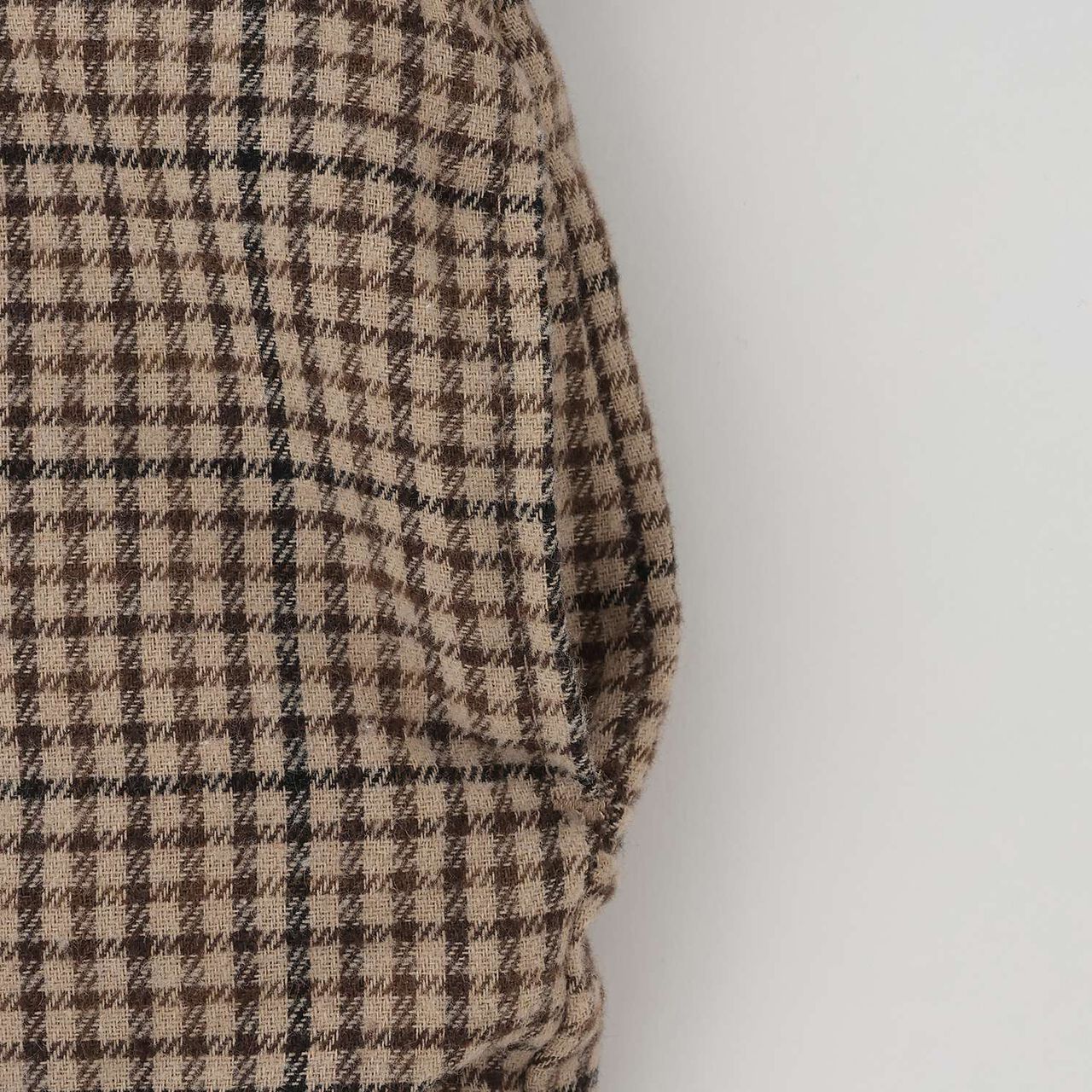 [Reversible] Check Quilted Jacket,Brown, large image number 12