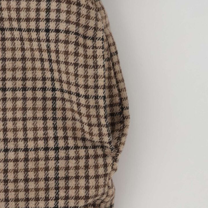 [Reversible] Check Quilted Jacket,Brown, medium image number 12