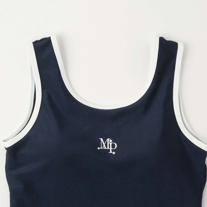 [SWIM] School-Approved Swimwear Set with T-Shirt,Navy, medium image number 7
