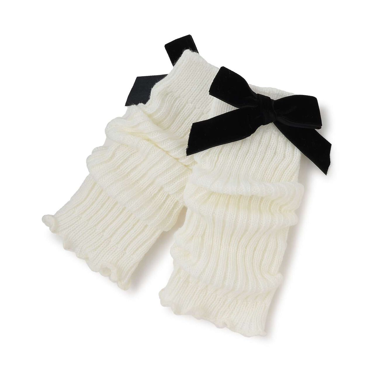 Ribbon-Accent Loose Socks [Kids Girls Children's Clothing],Off white, large image number 6