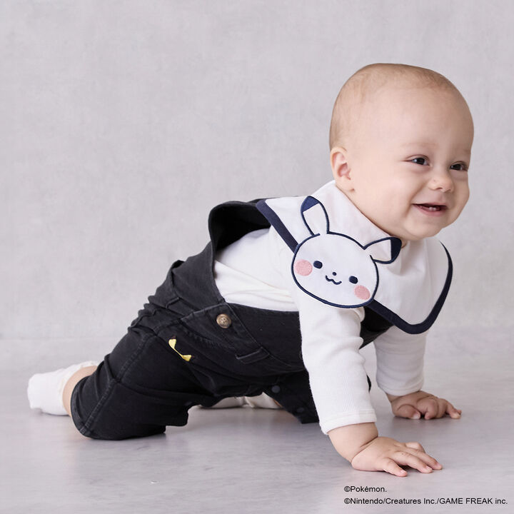 [Monpoke] Motif Overalls,Black, medium image number 1