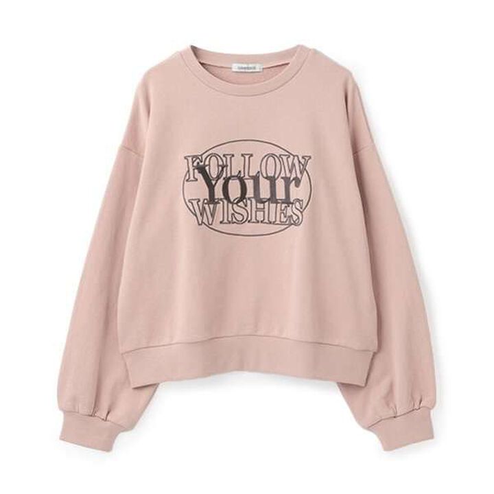 Circle Embroidery Pullover,Emerald green, medium image number 14