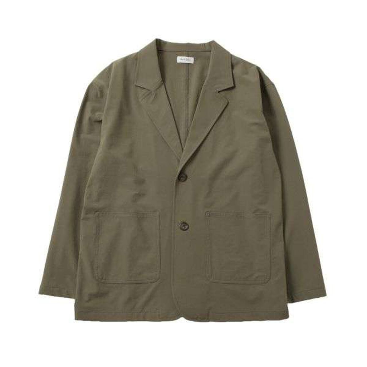 Nylon Stretch Tailored Jacket [Set Up Compatible],Charcoal gray, large image number 1