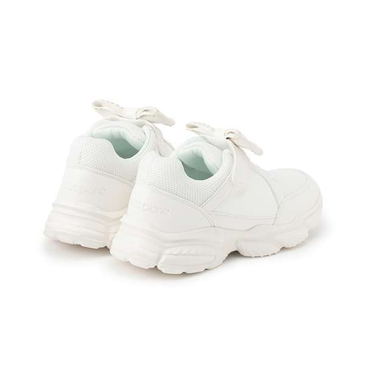 Ribbon Sneakers,White, large image number 1