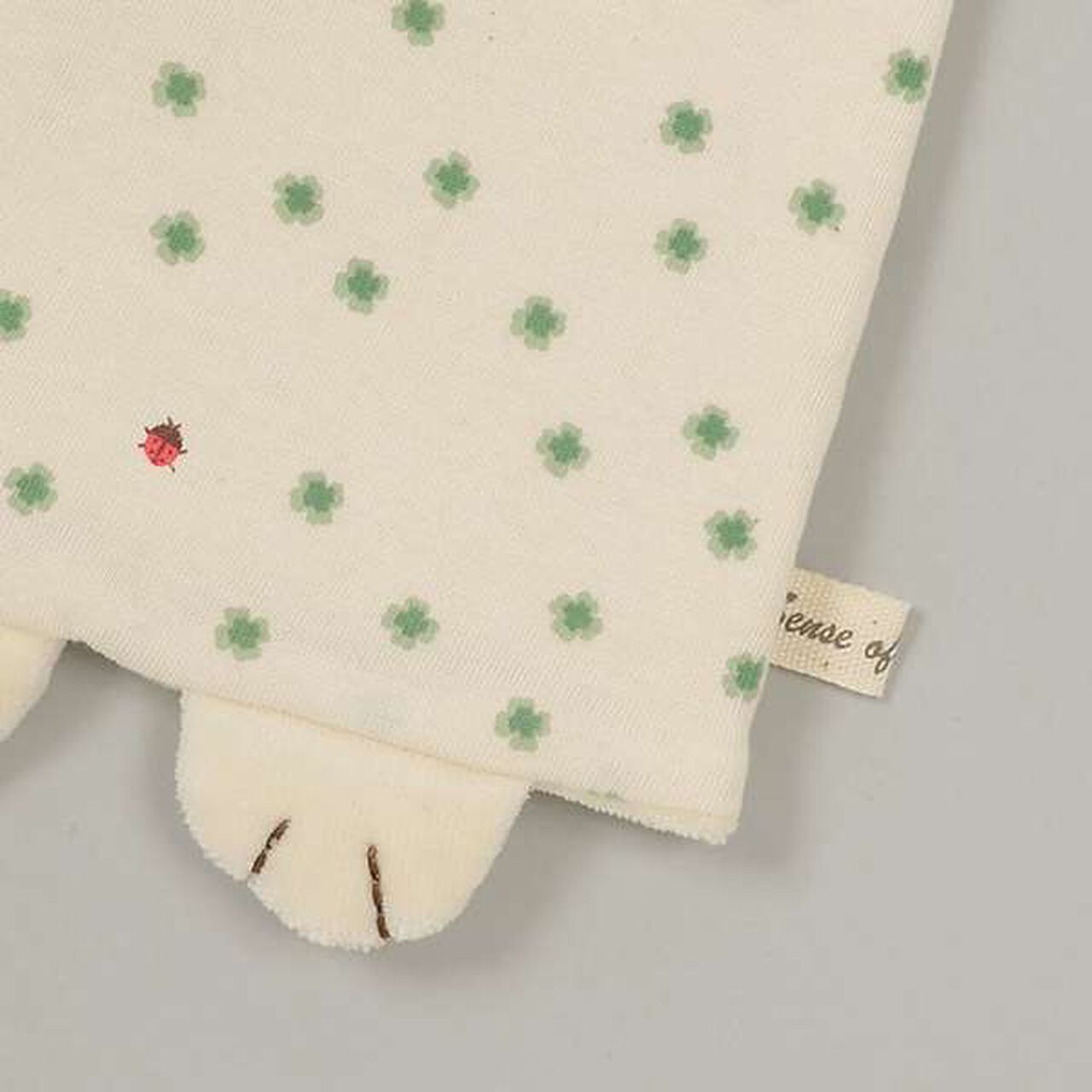 Black Clover Mini Bear Puppet [Made in Japan],Pearl white, large image number 4