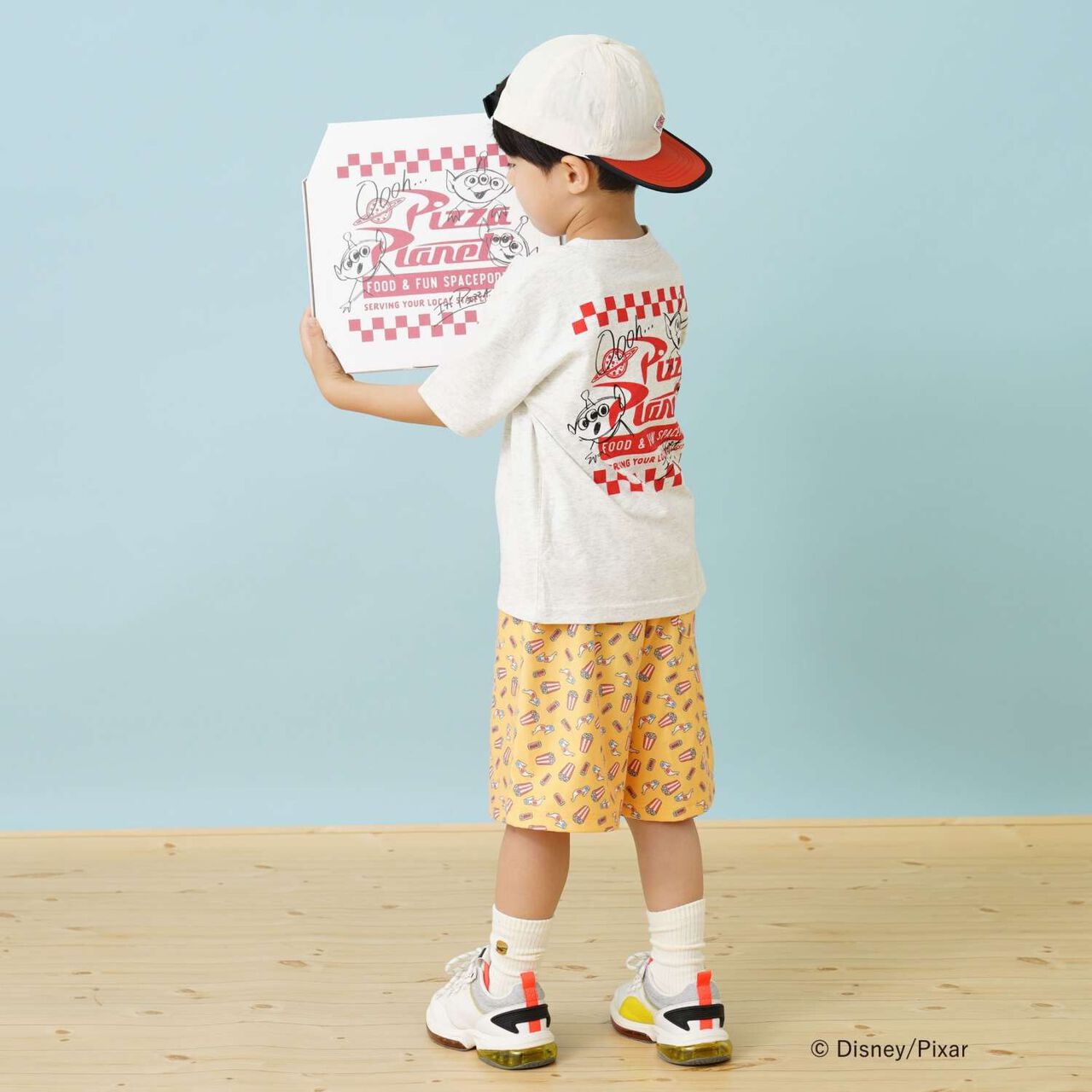 [Disney-Pixar-Toy Story] Alien Wide Short Sleeve T-Shirt,Milky white, large image number 3