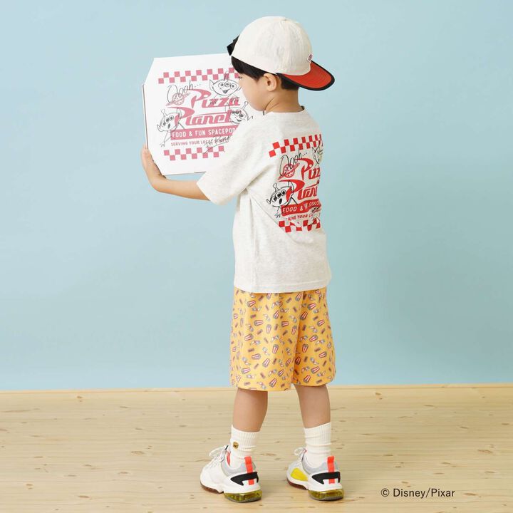 [Disney-Pixar-Toy Story] Alien Wide Short Sleeve T-Shirt,Milky white, medium image number 3