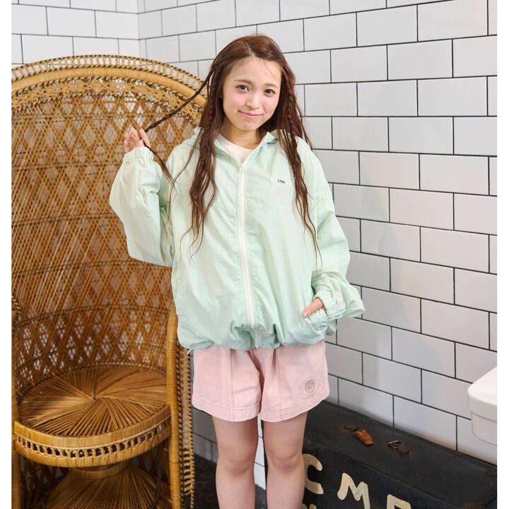 [LTXC/UV/Pollen-Resistant] Nylon Zip-Up Blouson,, medium