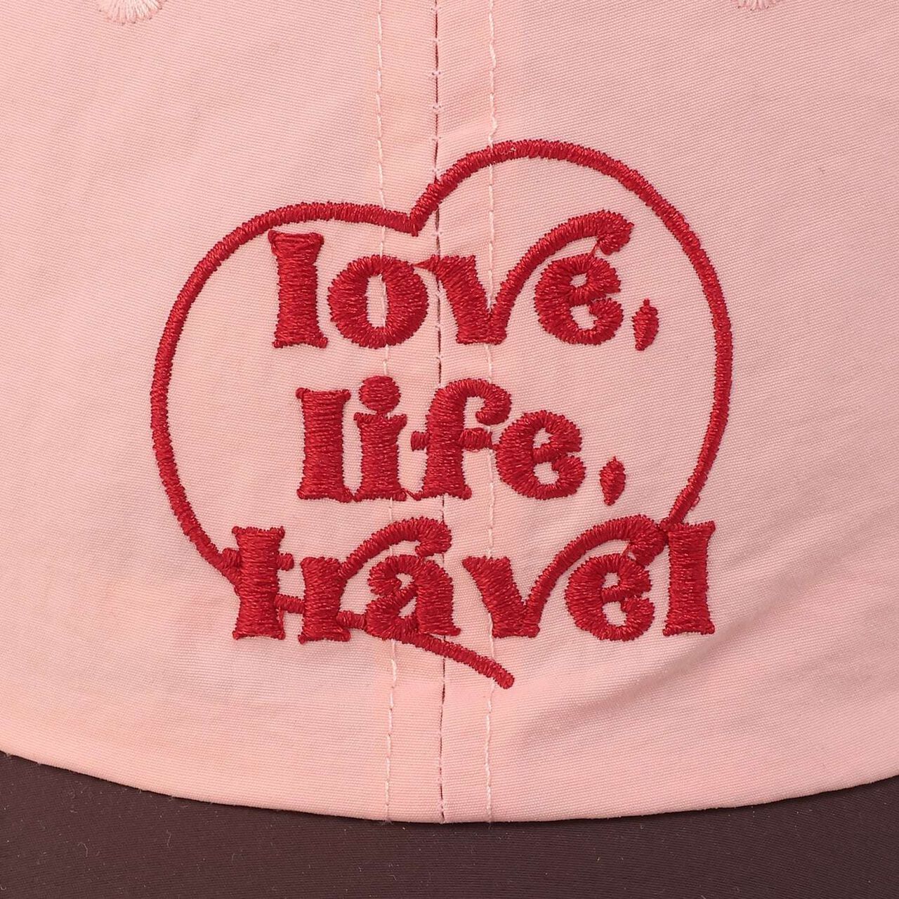 Heart Logo Embroidery Cap,Cream, large image number 5