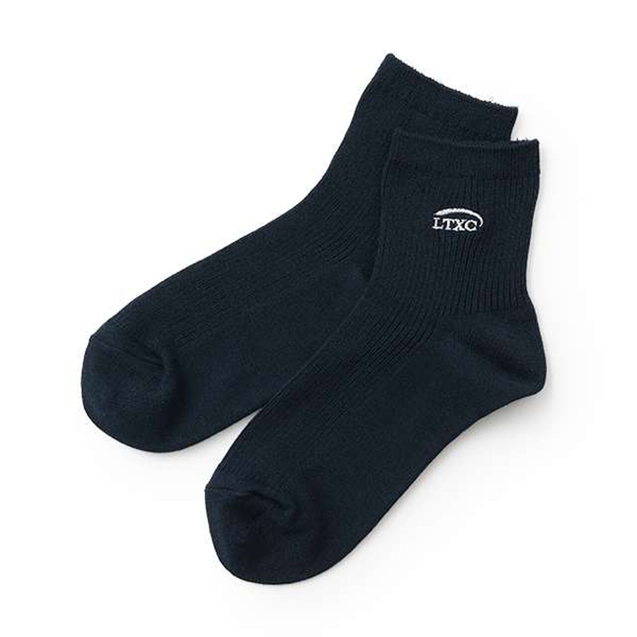 [Antibacterial Deodorant] Logo Rib School Socks,Gray, large image number 10