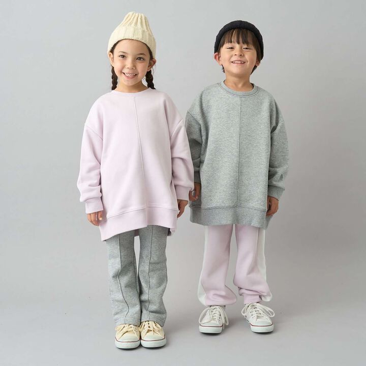 [Daily Standard Wear] [Quick-Dry Absorbent] Loose Fit Side Line Sweatpants,Blue gray, medium image number 35