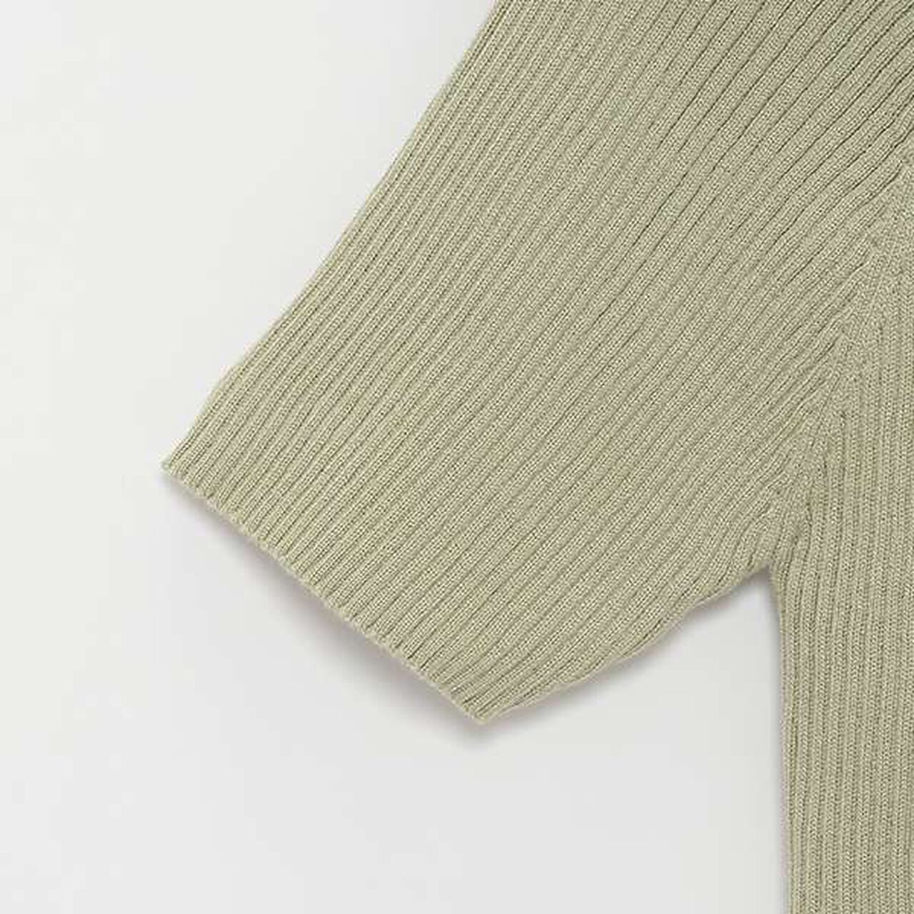 Big Collar Zip Knit,Off white, large image number 12