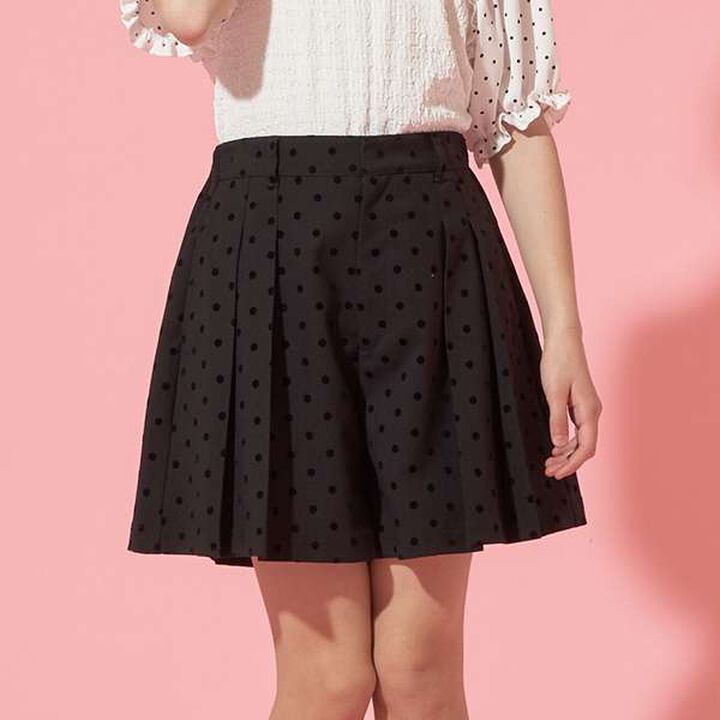 [AMI] Side Pleats Shorts,Black, medium image number 0