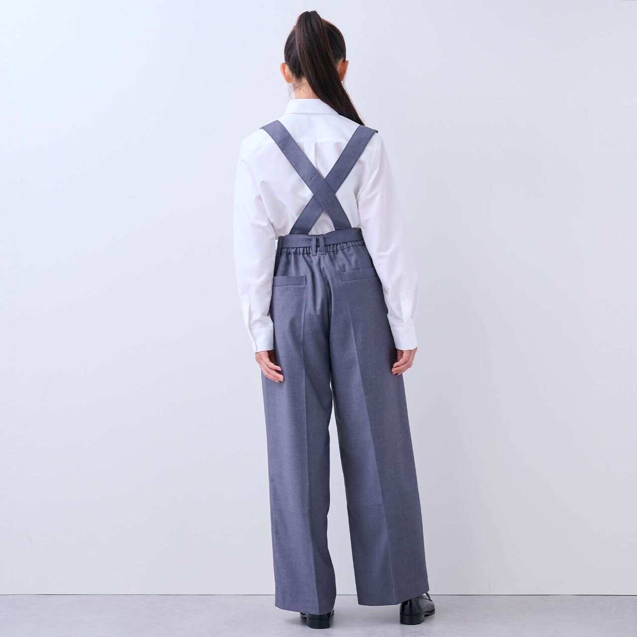 [AMI] Suspender Slacks Pants,Charcoal gray, large image number 22