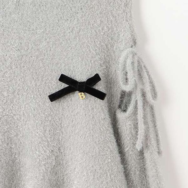 Shoulder Sparkle Knitwear,Off white, medium image number 6