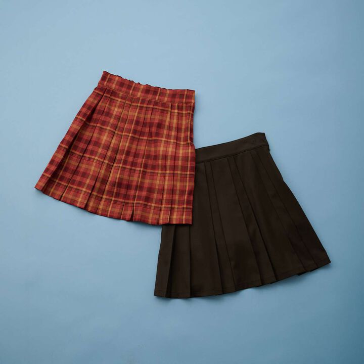 [AMI] Random Pleated Skirt-Pants,Black, medium image number 21