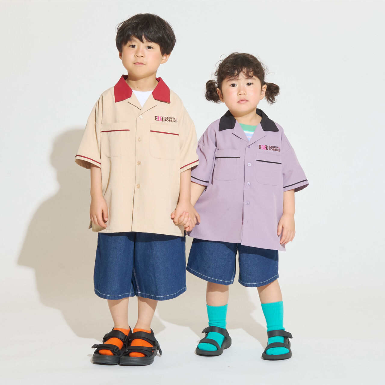 [31冰淇淋] 刺繡標誌襯衫,紫色, large image number 1