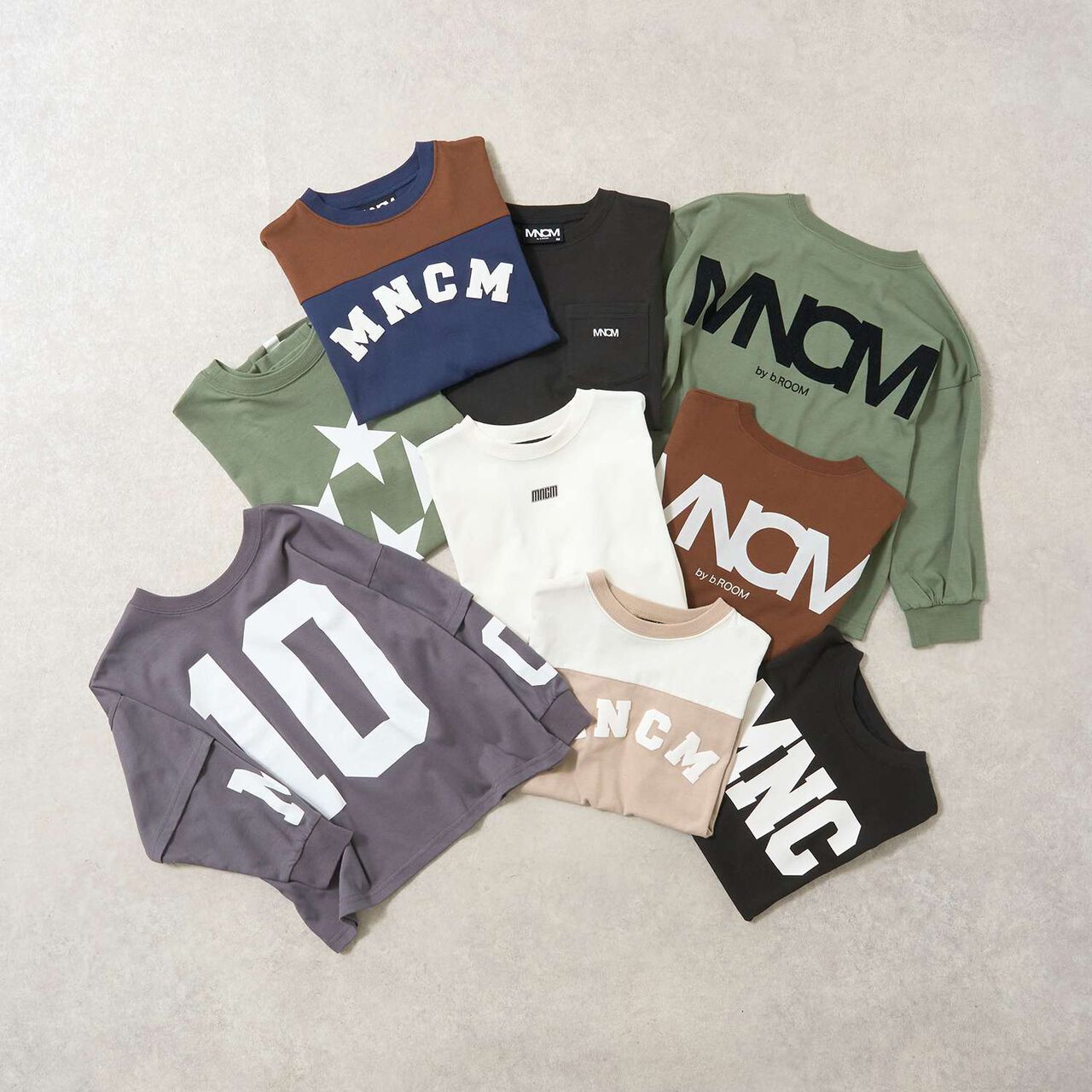 [MNCM] Bi-Color Big T-Shirt (Kaiteki Tenjiku),Navy, large image number 15