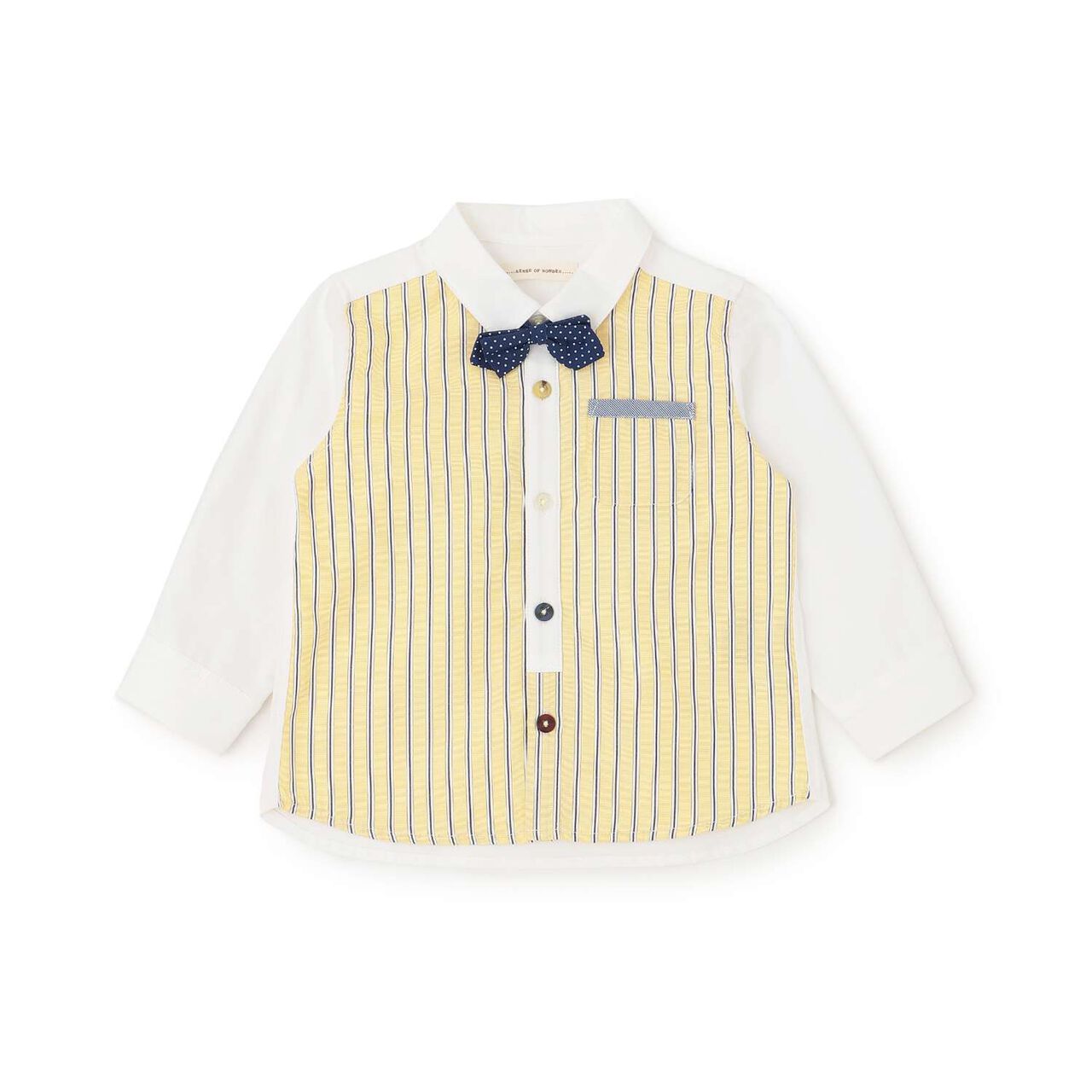 Shirt with Bow Tie,Off white, large image number 0
