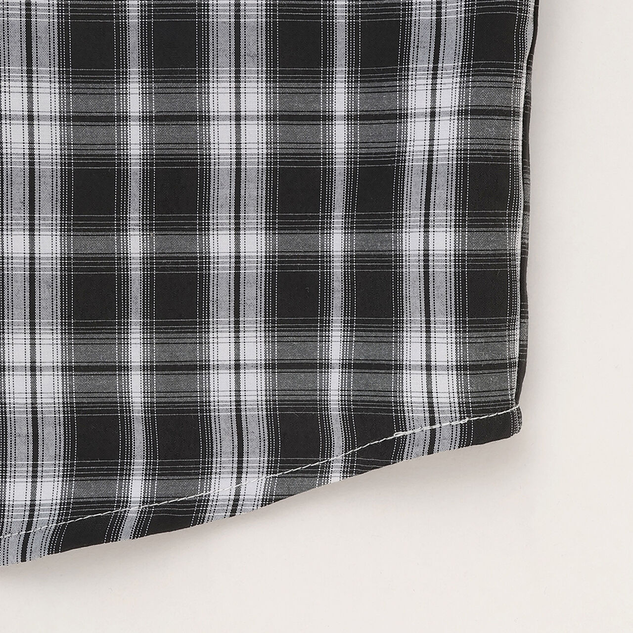 [Inner Wear Set] Long-Sleeve Checkered Shirt,Black, large image number 23