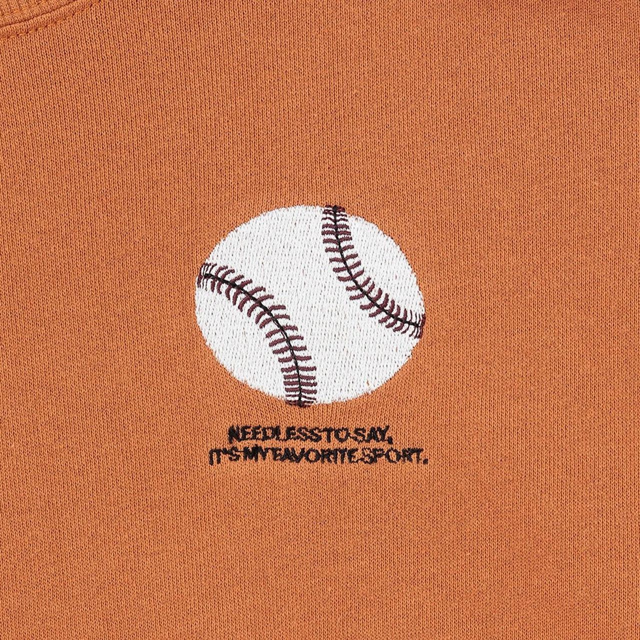 Goodbye Pills Fleece Sports Motif Assortment Sweatshirt,Blue gray, large image number 7